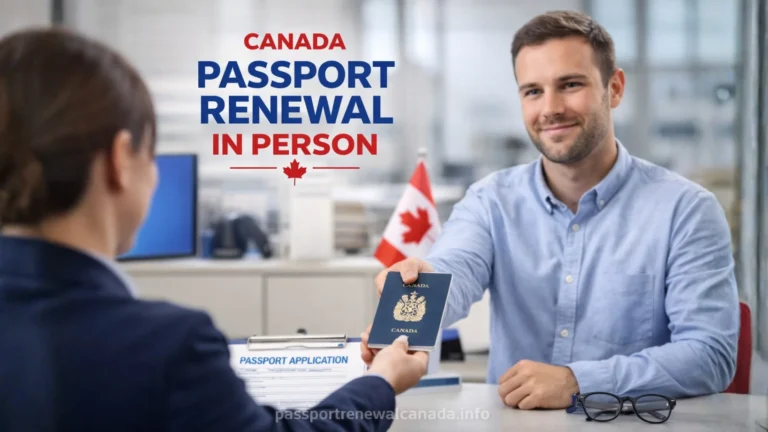 Canada Passport Renewal In Person